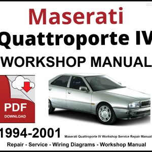 Maserati Quattroporte IV 1994-2001 Engine Repair Manual PDF