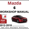 Mazda 6 Workshop and Service Manual 2012-2018 PDF