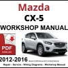 Mazda CX-5 Workshop and Service Manual 2012-2016 PDF