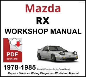 Mazda RX-7 1978-1985 Workshop and Service Manual PDF