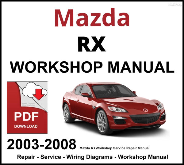 Mazda RX-8 Workshop and Service Manual 2003-2008 PDF