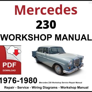 Mercedes 230 Workshop and Service Manual PDF