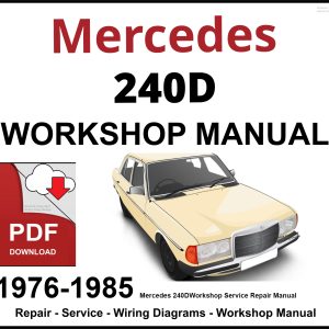 Mercedes 240D Workshop and Service Manual PDF