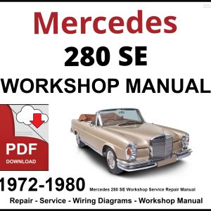 Mercedes 280 SE Workshop and Service Manual PDF