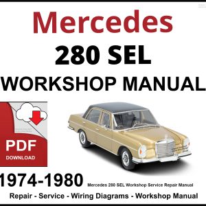 Mercedes 280 SEL Workshop and Service Manual PDF