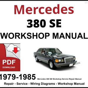 Mercedes 380 SE Workshop and Service Manual PDF