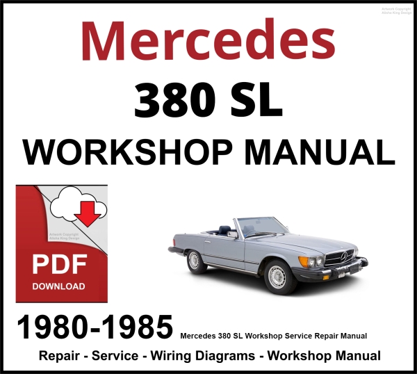 Mercedes 380 SL Workshop and Service Manual PDF