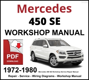 Mercedes 450 SE Workshop and Service Manual PDF