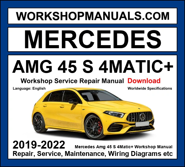 Mercedes AMG CLA 45 S 4Matic+ Workshop Repair and Service Manual 2019-2022 Download cover