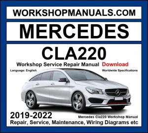 Mercedes CLA220d Workshop Repair and Service Manual 2019-2022 Download cover