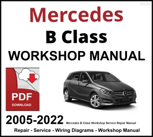 Mercedes B Class Workshop and Service Manual