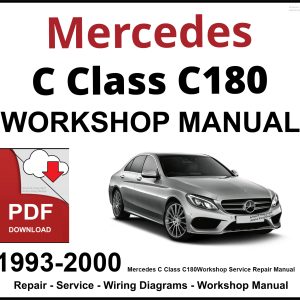Mercedes C Class C180 Workshop and Service Manual 1993-2000