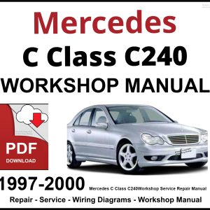 Mercedes C Class C240 Workshop and Service Manual 1997-2000