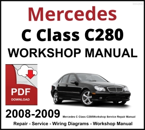 Mercedes C Class C280 Workshop and Service Manual