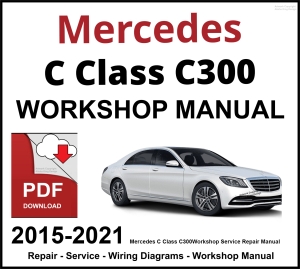 Mercedes C Class C300 Workshop and Service Manual