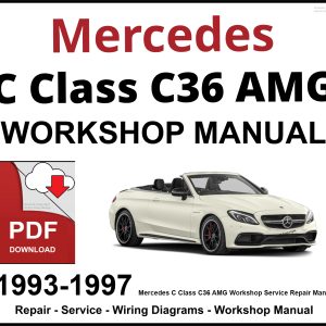 Mercedes C Class C36 AMG Workshop and Service Manual 1993-1997