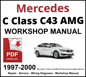 Mercedes C Class C43 AMG Workshop and Service Manual 1997-2000