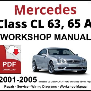Mercedes CL Class CL 63, 65 AMG 2001-2005 Workshop and Service Manual