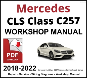 Mercedes CLS Class C257 Workshop and Service Manual