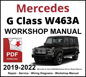 Mercedes G Class W463A Workshop and Service Manual