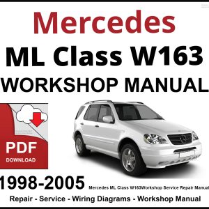 Mercedes ML Class W163 Workshop and Service Manual