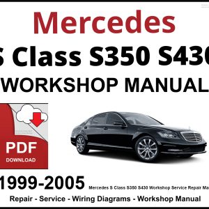 Mercedes S Class S350 S430 Workshop and Service Manual