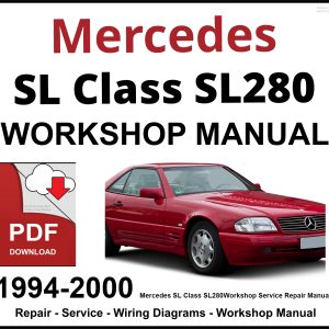 Mercedes SL Class SL280 1994-2000 Workshop and Service Manual