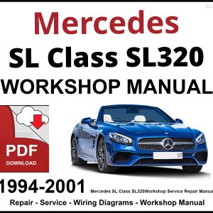 Mercedes SL Class SL320 1994-2001 Workshop and Service Manual