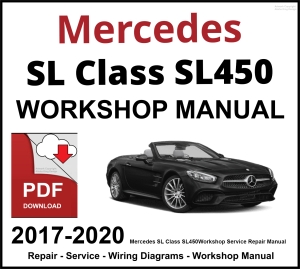 Mercedes SL Class SL450 2017-2020 Workshop and Service Manual