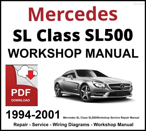 Mercedes SL Class SL500 1994-2001 Workshop and Service Manual