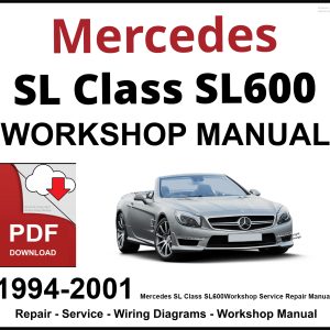 Mercedes SL Class SL600 Workshop and Service Manual