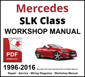 Mercedes SLK Class Workshop and Service Manual