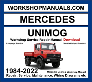 Mercedes Unimog 1984-2022 workshop manual covering OM366 OM904 OM906 OM924 OM926 OM934 OM936 diesel engines with service repair procedures and wiring diagrams