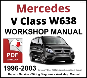 Mercedes V Class W638 Workshop and Service Manual