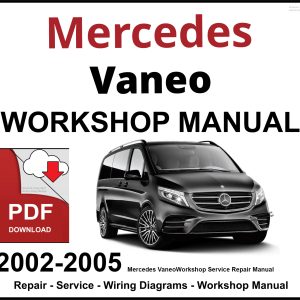 Mercedes Vaneo Workshop and Service Manual