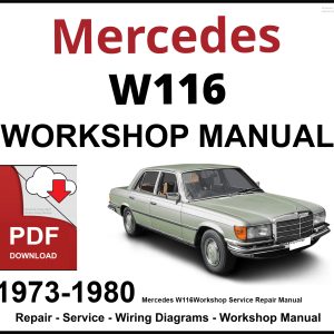 Mercedes W116 Workshop and Service Manual PDF