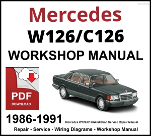 Mercedes W126/C126 Workshop and Service Manual