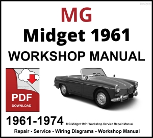 MG Midget 1961-1974 Workshop and Service Manual PDF