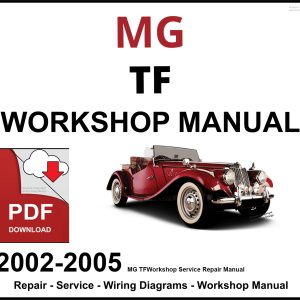 MG TF Workshop and Service Manual