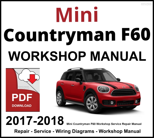 Mini Countryman F60 Workshop and Service Manual 2017-2018