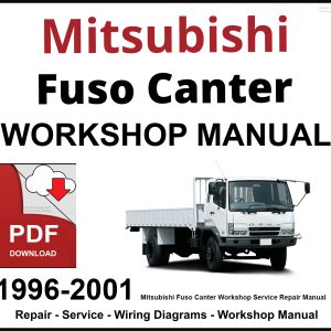 Mitsubishi Fuso Canter 1996-2001 Workshop and Service Manual PDF