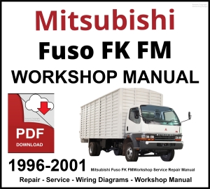 Mitsubishi Fuso FK FM 1996-2001 Workshop and Service Manual PDF