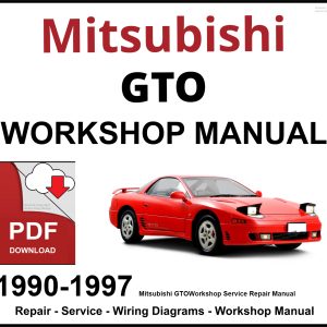 Mitsubishi GTO 1990-1997 Workshop and Service Manual PDF