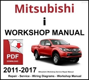 Mitsubishi i-MiEV 2011-2017 Workshop and Service Manual PDF