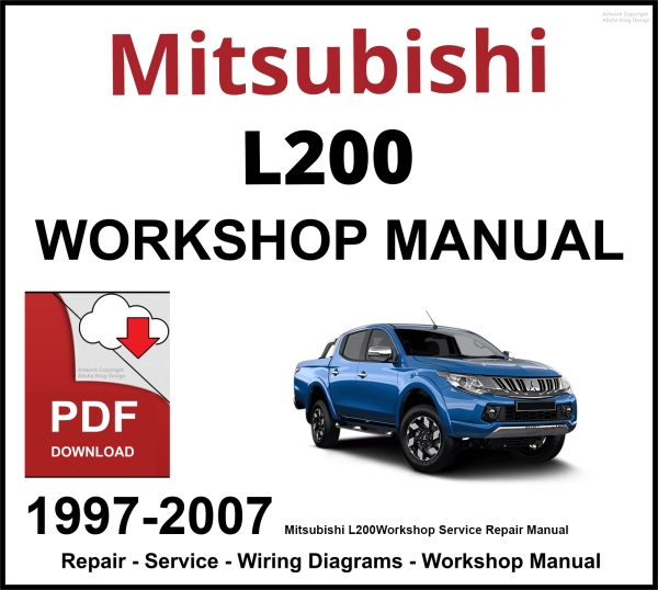 Mitsubishi L200 Workshop and Service Manual PDF