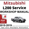 Mitsubishi L200 Workshop and Service Manual PDF