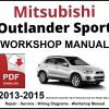 Mitsubishi Outlander Sport 2013-2015 Workshop and Service Manual