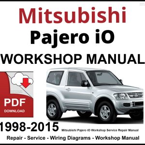 Mitsubishi Pajero iO Workshop and Service Manual PDF