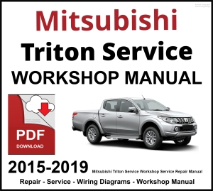 Mitsubishi Triton Service Manual 2015-2018 PDF