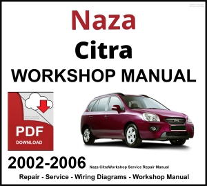 Naza Citra 2002-2006 Workshop and Service Manual PDF